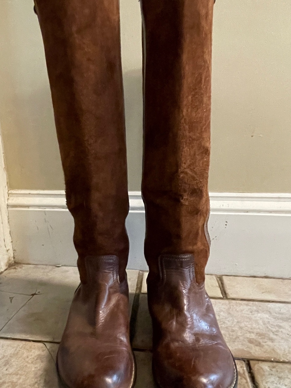 Steve Madden cognac brown riding boots